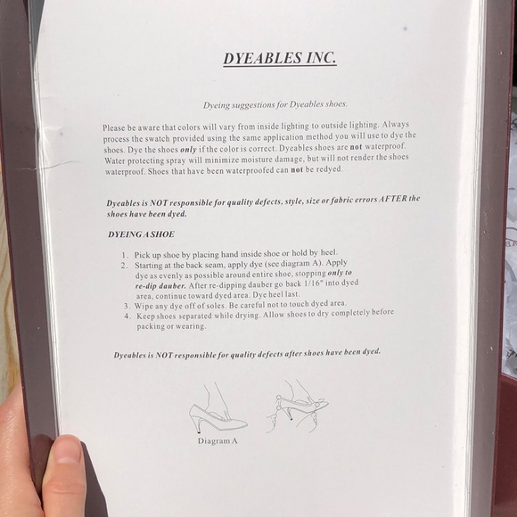 Dyeables Peep-Toe High Heels - Picture 5 of 6